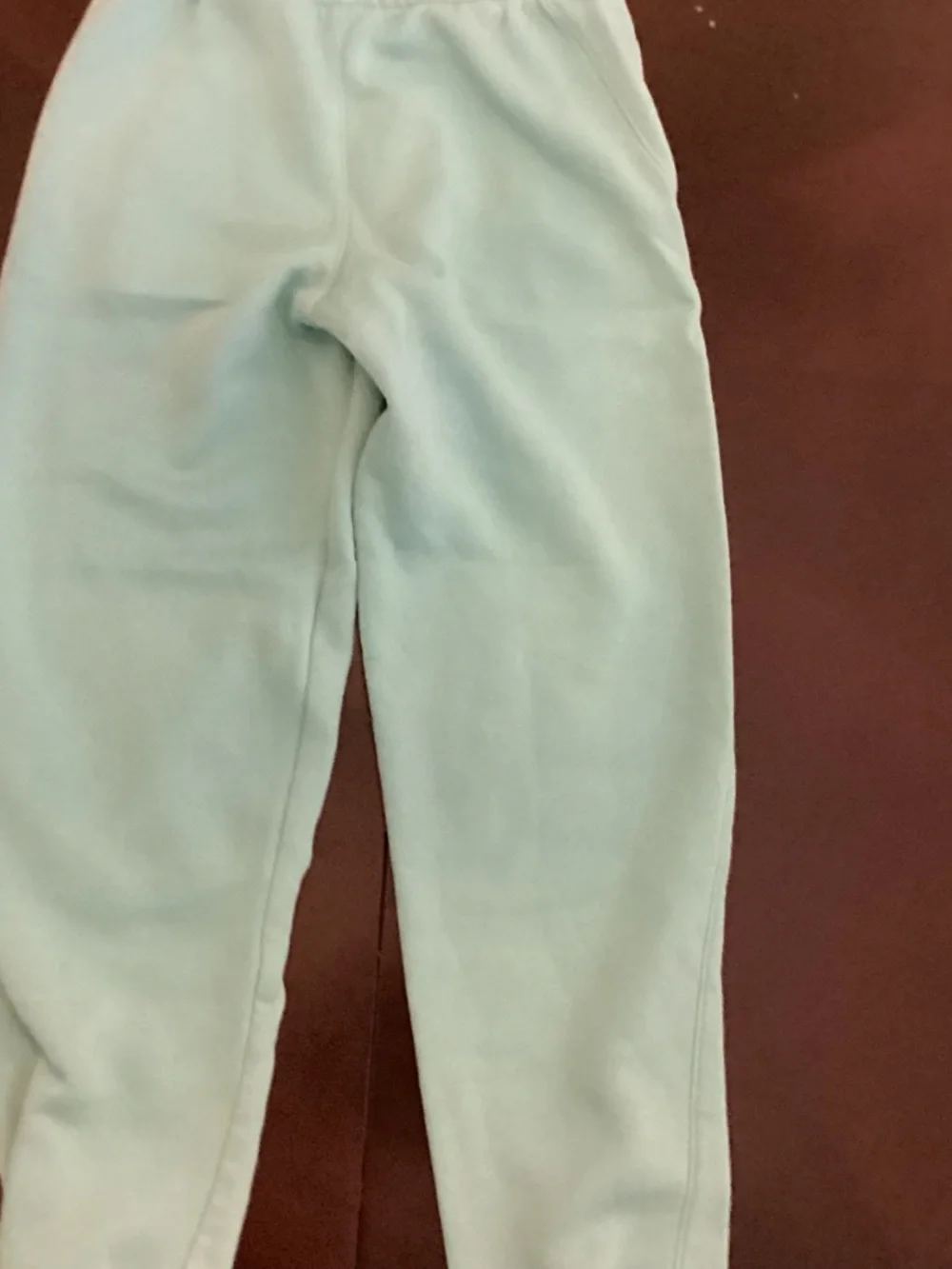 Nike sweatpants light blue medium fits big